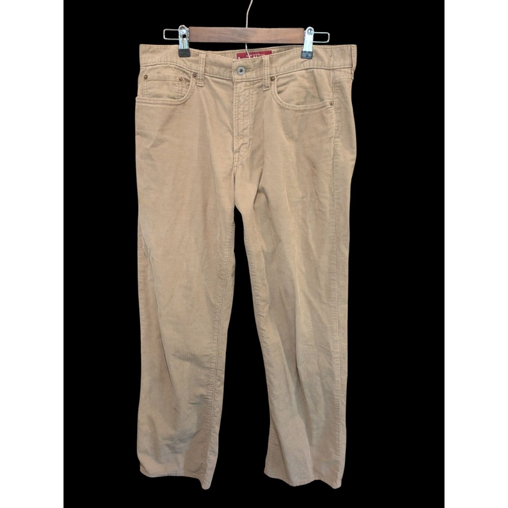 Lucky Brand Jeans Mens 34X32  Beige‎ 361 Vintage Straight Corduroy